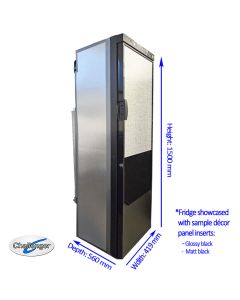 Challenger 145L Slimline 3-way Fridge/Freezer front