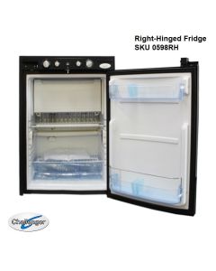 Challenger 90L Wheel Arch Fridge Freezer side with right Hinged Door