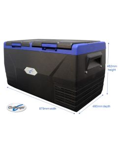 Challenger 75L Dual Zone DC Portable Fridge/Freezer- 12V/24V-240V