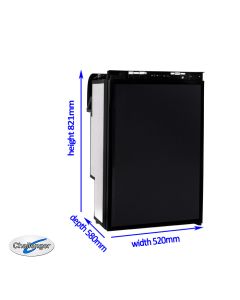 Challenger 86L Built-In Solar 12V Fridge/Freezer - similar size as Wheel Arch