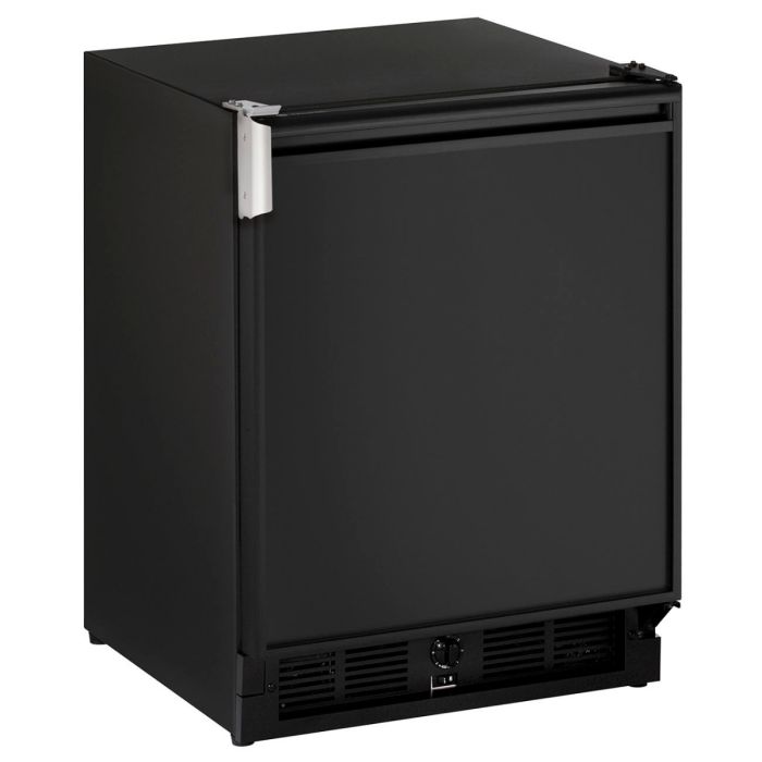 U-Line CO29 Icemaker & Fridge Black front